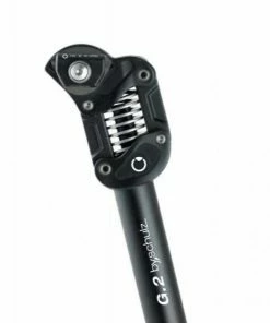 By.schulz GmbH Tige De Selle à Ressort BySchulz G.2 Ã 30,9mm, 350mm, Noir, Extra Dur 125-150kg