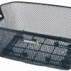 Basil Panier Pour Vélo Arrière Basil Como, 31x41x19,5cm, Noir, Mailles Serrées