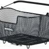 Basil B.V. Basil Panier Pour Vélo Arrière Base M Mik 30x43x23 Cm, Noir, Mailles Serrées