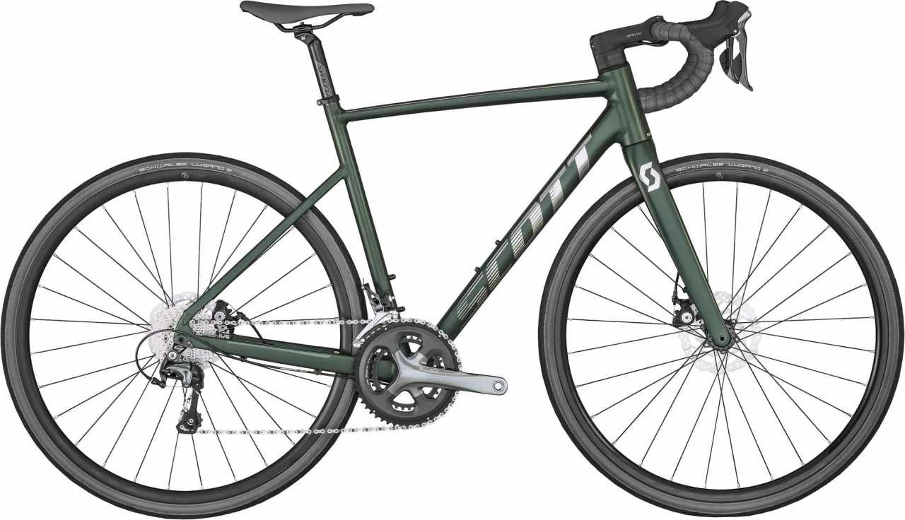 Scott Speedster 20 Wakame Green / Silver Brushed Vélo De Course En Aluminium Homme 1 Scott Speedster 20 Wakame Green / Silver Brushed Vélo De Course En Aluminium Homme