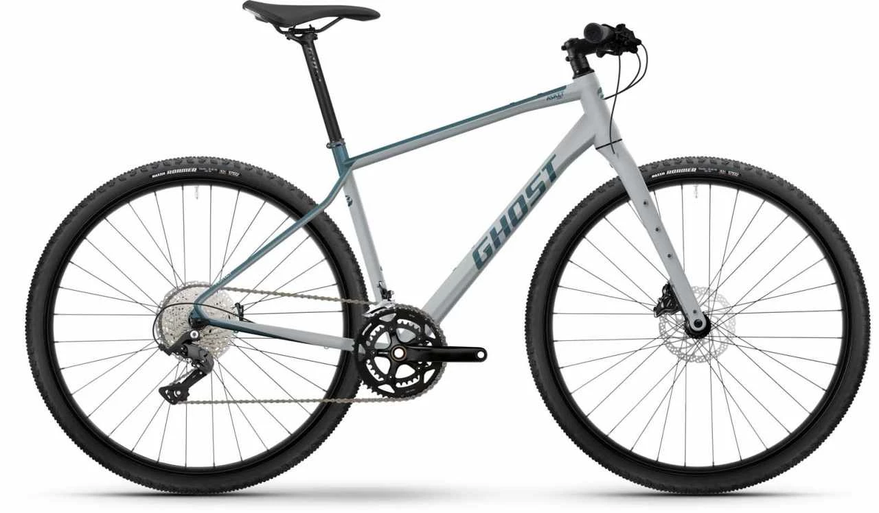 Ghost Urban Asket Metallic Light Grey / Shark Blue Vélo De Cyclo-cross 1 Ghost Urban Asket Metallic Light Grey / Shark Blue Vélo De Cyclo-cross