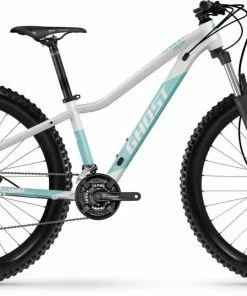 Ghost Lanao Youth Pearl White Crystal / Blue Green VTT Semi-rigide Femme