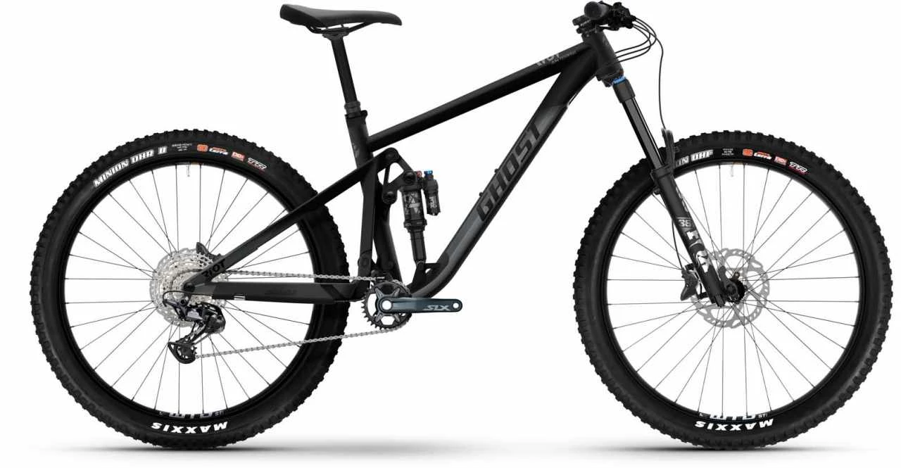 Ghost Riot AM Essential Black / Dark Grey Matt Fully Mountainbike 1 Ghost Riot AM Essential Black / Dark Grey Matt Fully Mountainbike
