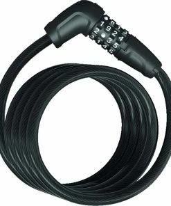 Abus Numero 5510C/180 BK SR Serrure à Câble Spirale