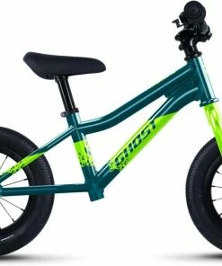 Ghost Powerkiddy 12 Dirty Blue / Metallic Lime Glossy Draisienne