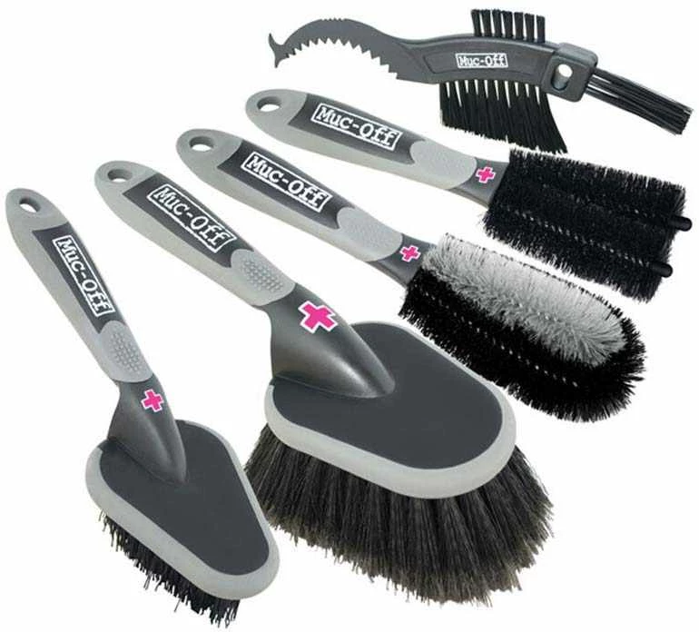 MUC-OFF Jeu De Brosses De Nettoyage Pour Vélosad Et E-bikes 1 MUC-OFF Jeu De Brosses De Nettoyage Pour Vélosad Et E-bikes