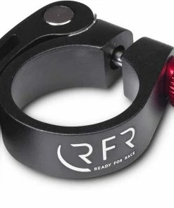RFR Collier De Selle Avec Blocage Rapide 31,8 Mm Noir N Rouge