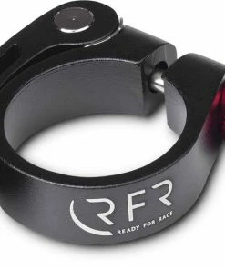 RFR Collier De Selle Avec Blocage Rapide 34,9 Mm Noir N Rouge