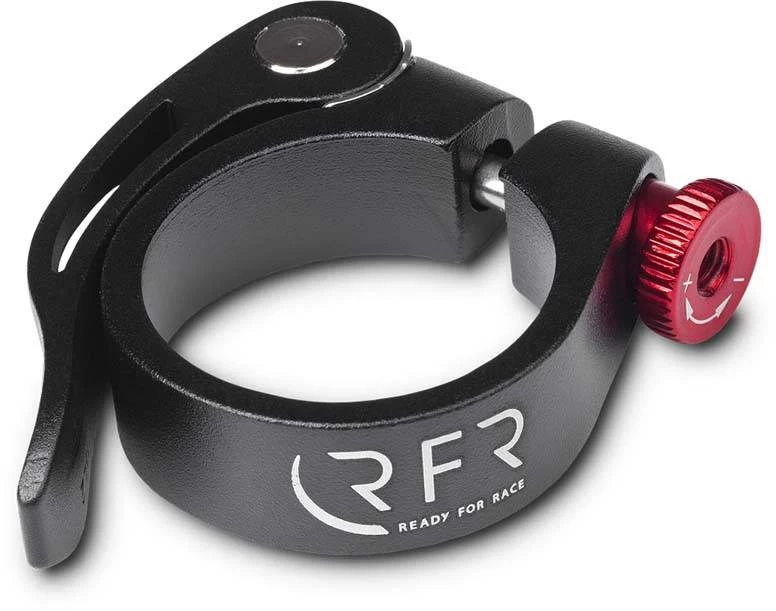 RFR Collier De Selle Avec Blocage Rapide 34,9 Mm Noir N Rouge 1 RFR Collier De Selle Avec Blocage Rapide 34,9 Mm Noir N Rouge