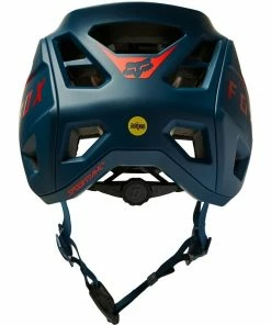 Casque FOX Speedframe Pro - [Bleu Foncé/Rouge] -Vélos Soldes Boutique casque fox speedframe pro bleu foncerouge 1 5