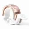 Cloche Knog Oi Petit White/brass | Diamètre Du Guidon : 22,2 Mm