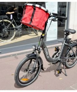 Panier Pliable Tissus VG BAGS 15L [Rouge] -Vélos Soldes Boutique panier pliable tissus vg bags 15l rouge 1 5